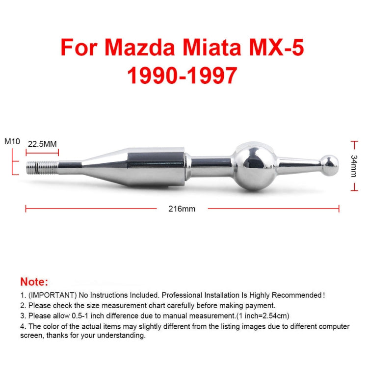 Car Short Throw Shifter Gear Lever for Mazda MX5 Miata RX7 1990-1997, For Mazda MX5 Miata RX7 1990-1997