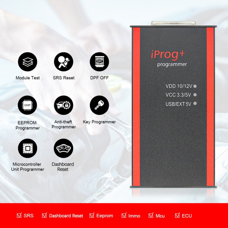Iprog+ Pro V87 Car Key Programmer ECU Tool, V87