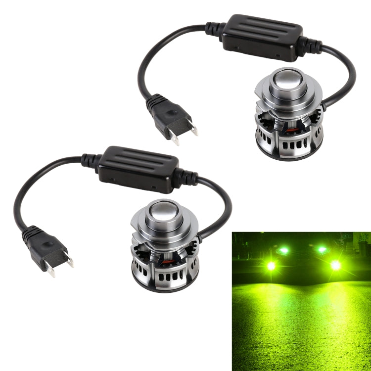 1 Pair H7 27W / DC12V Car Aluminum Alloy LED Headlight, H7 (Blue Light), H7 (Gold Light), H7 (Lime Green), H7 (White Light)