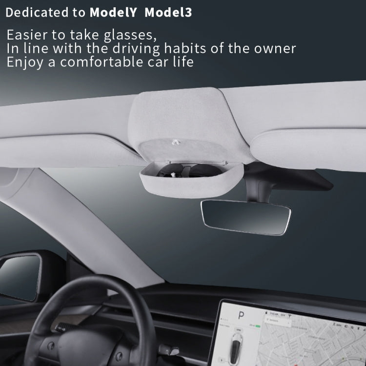 Car Ordinary Version Sunglasses Storage Box for Tesla Model 3 2019-2023, Ordinary Version for Tesla Model 3