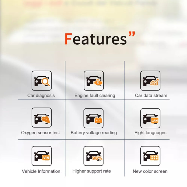 V317 Car Fault Detector OBD2 ELM327 Scanner Code Reader, V317