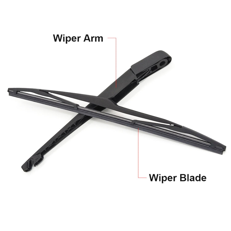 JH-BMW09 For BMW X3 E83 2004-2010 Car Rear Windshield Wiper Arm Blade Assembly 61 62 3 400 708, For BMW X3 E83 2004-2010