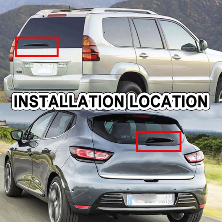 JH-BMW09 For BMW X3 E83 2004-2010 Car Rear Windshield Wiper Arm Blade Assembly 61 62 3 400 708, For BMW X3 E83 2004-2010