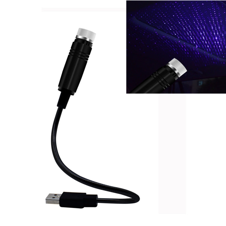 Car USB Star Dome Projector Hose Light, Constantly Bright Version, Constantly Bright(Purple Blue)