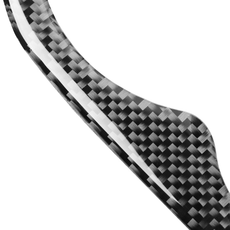Carbon Fiber Car Rear Handrail Cup Holder Decorative Sticker for Dodge Challenger 2015 to Now, Left Driving, Rear Handrail Cup Holder