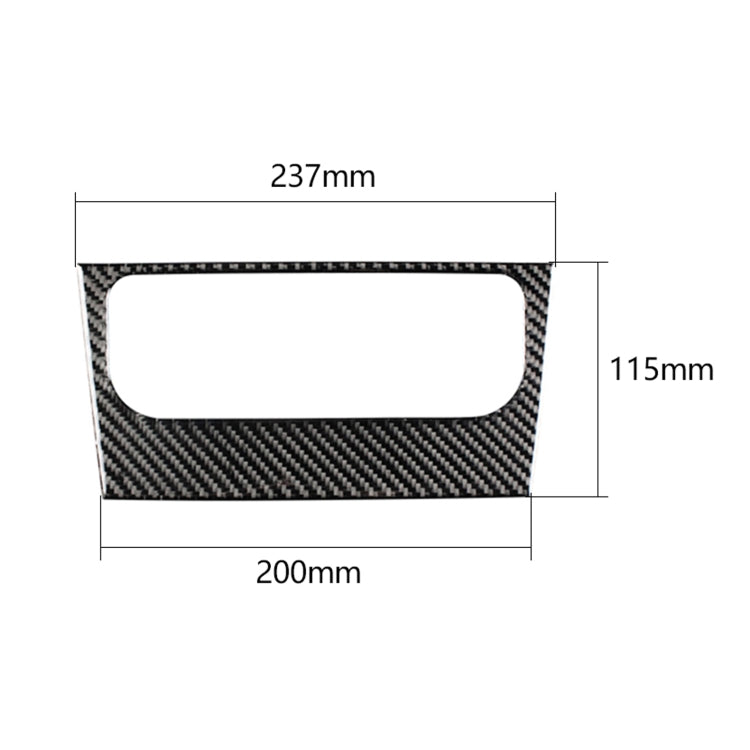 Carbon Fiber Car Air Conditioning Panel Decorative Sticker for Volkswagen Golf 6 2008-2012, Air Conditioning Panel