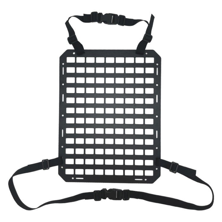 Car Rigid Seat Back Organizer Molle Panel Storage Rack, Storage Rack
