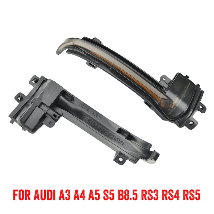 1 Pair For Audi A4 B8.5 Car Dynamic LED Turn Signal Light Rearview Mirror Flasher Water Blinker, For Audi A4 B8.5