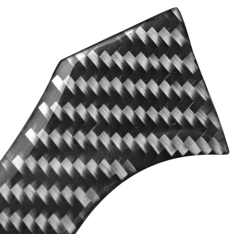 Car Carbon Fiber Right Speedometer Decorative Sticker for Mitsubishi Lancer EVO 2008-2016, Left Drive, Right Speedometer