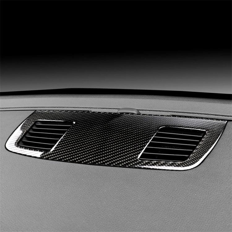 Carbon Fiber Car Instrument Large Outlet Decorative Sticker for BMW E90 2005-2012, Instrument Large Outlet