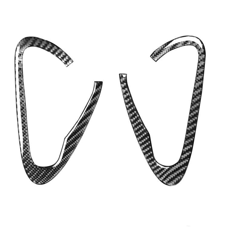 2 PCS Car Carbon Fiber Door Handle Decorative Sticker for Mazda RX8 2004-2008, Left and Right Drive Universal, Door Handle