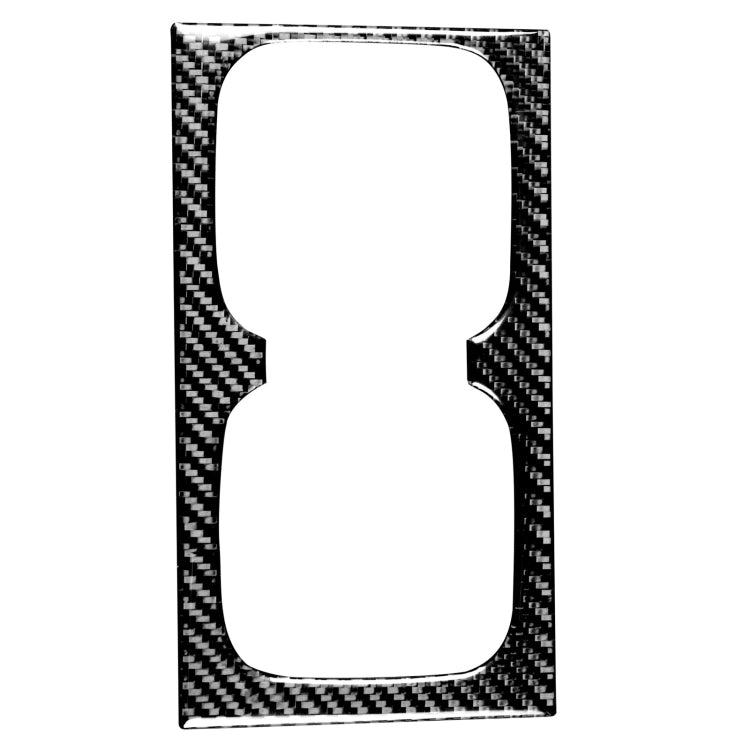 Car Carbon Fiber Water Cup Holder Decorative Sticker for Honda Civic 8th Generation 2006-2011, Left and Right Drive Universal, Water Cup Holder
