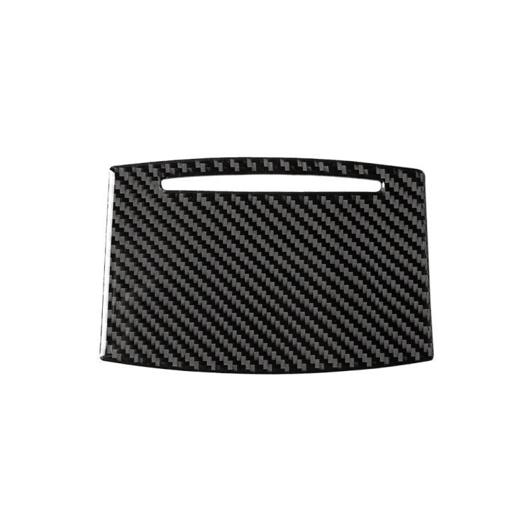 Car Carbon Fiber Water Cup Cover Decorative Sticker for Audi A6 2005-2011, Left and Right Drive Universal, Water Cup Cover