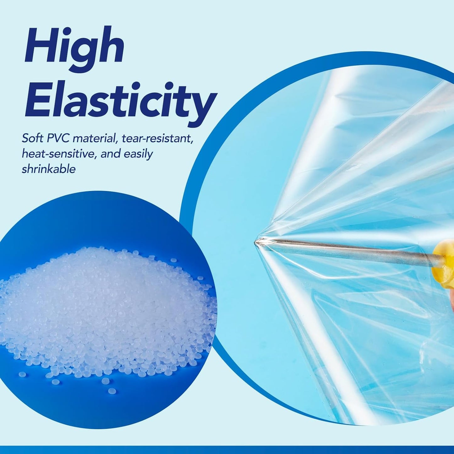 4x6 Inch Clear PVC Heat Shrink Wrap Bags