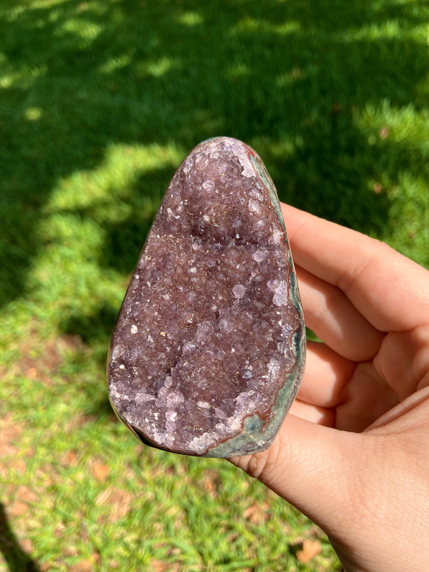 Rainbow Amethyst Cut Base