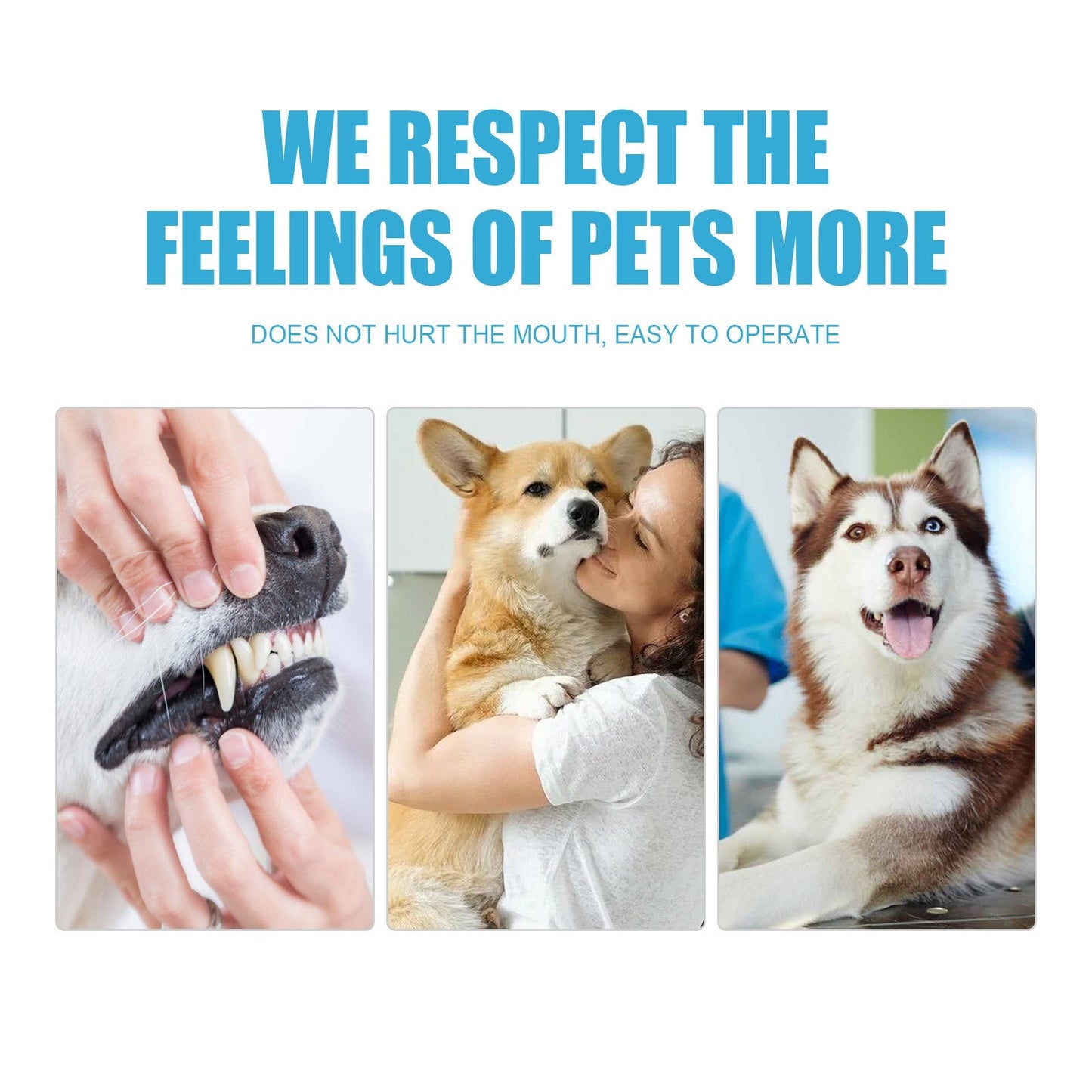 Pet Toothpaste for Dogs and Cats Oral Care Edible Fresh Breath Dental Cleaning