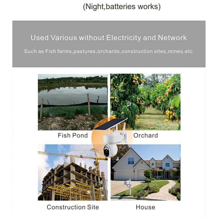 T24 1080P IP65 Waterproof Solar Smart PTZ Camera, Support Full-color Night Vision & Two-way Voice Intercom & AI Humanoid Detection Alarm, 4G European Version