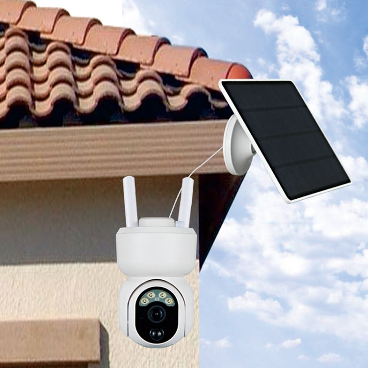 T24 1080P IP65 Waterproof Solar Smart PTZ Camera, Support Full-color Night Vision & Two-way Voice Intercom & AI Humanoid Detection Alarm, 4G US Version