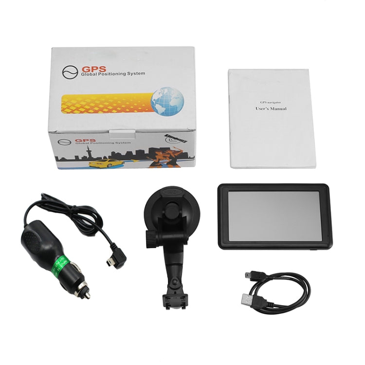 Q5 Car 5 inch HD TFT Touch Screen GPS Navigator Support TF Card / MP3 / FM Transmitter, Europe Map, Australia Map, North America Map, Southeast Asia Map, Middle East Map, South America Map, Africa Map