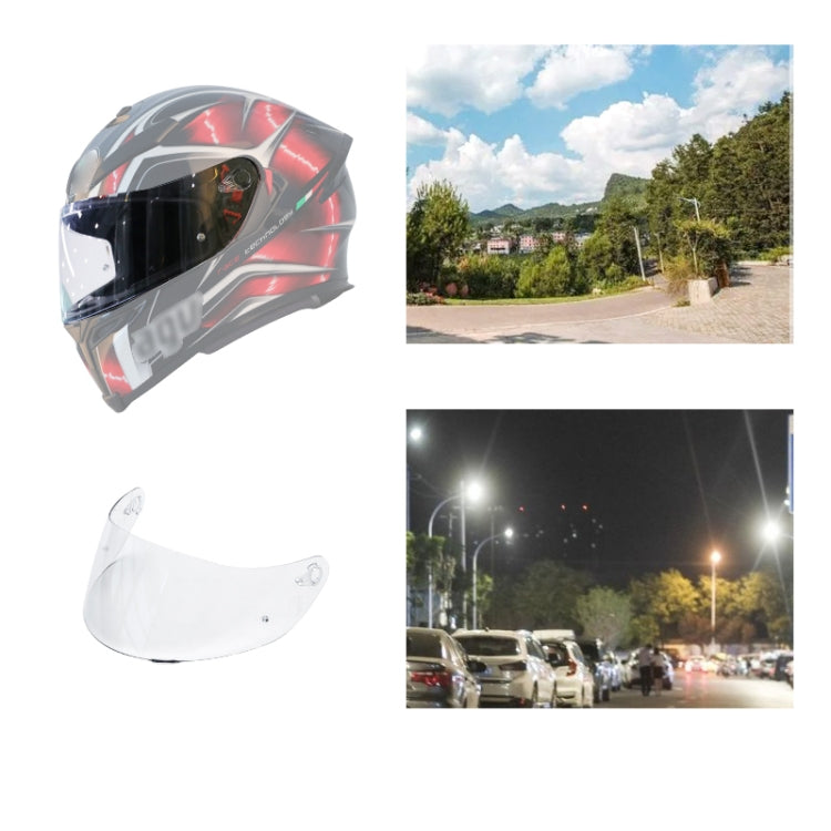 Motorcycle Helmet Visor Anti-UV Wind Shield Lens For AGV K1 / K3SV / K5