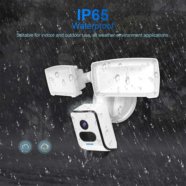 ESCAM QF612 3MP WiFi IP Camera & Floodlight, Support Night Vision / PIR Detection(AU Plug)