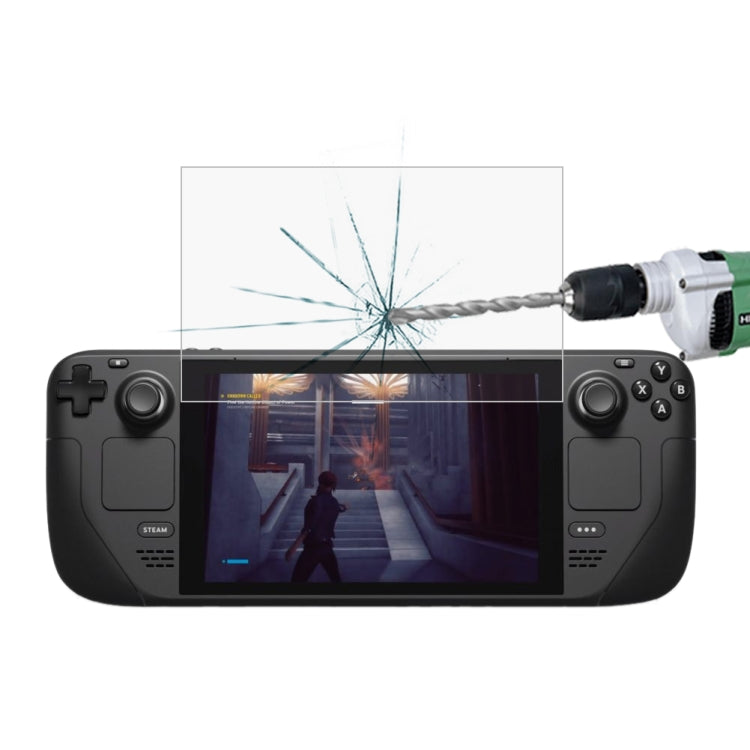 0.26mm 9H 2.5D Tempered Glass Film For Steam Deck Game Console