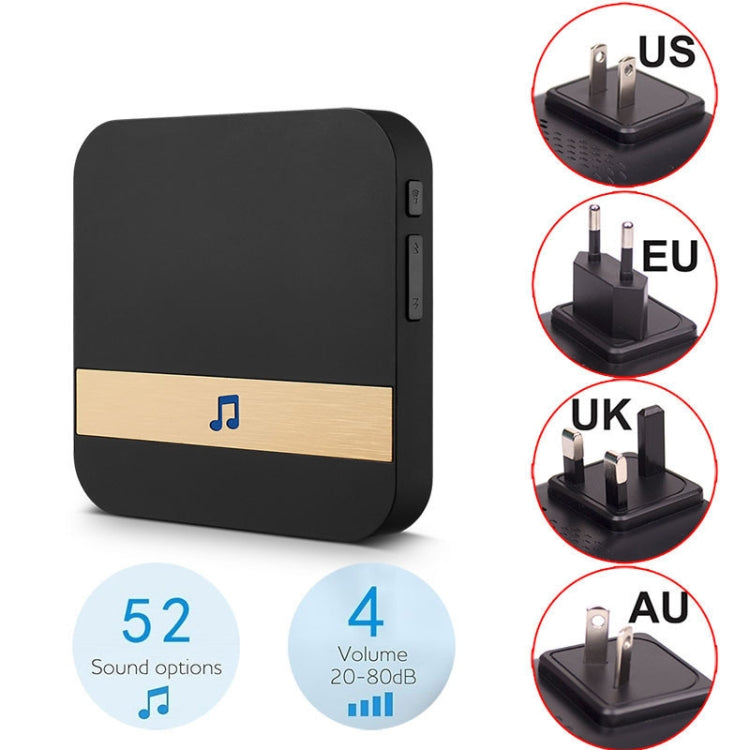 M3 720P Smart WIFI Ultra Low Power Video Visual Doorbell With Ding Dong Version(EU Plug)