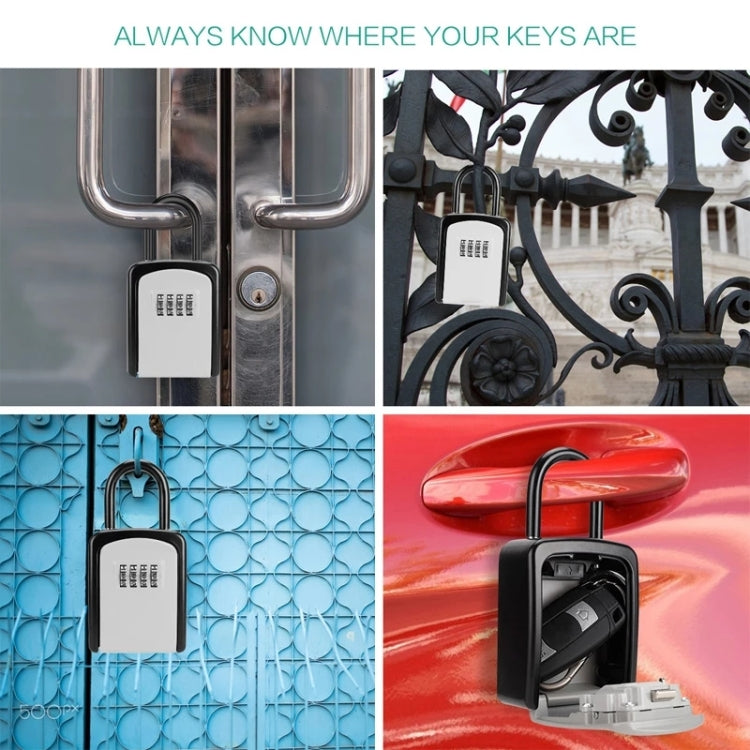 KS6500 Installation-free Hanging Decoration Key Password Box(Red)