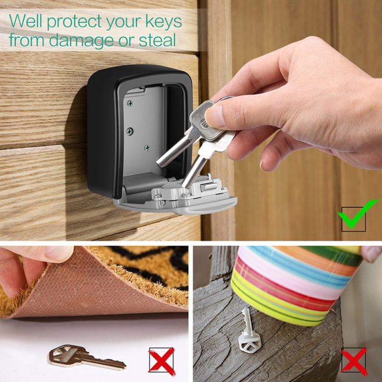G9 4-digit Password Aluminum Alloy Key Storage Box(Orange)
