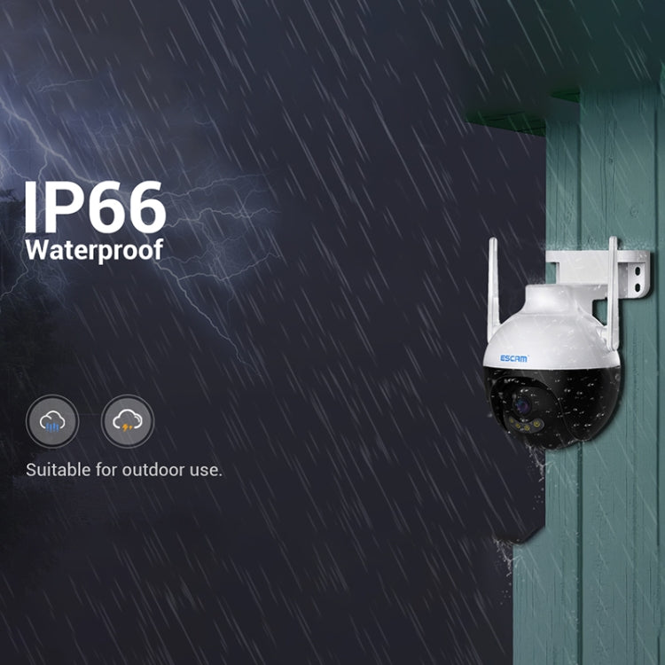 ESCAM QF300 4MP Smart WiFi IP Camera Support AI Humanoid Detection/Auto Tracking/Cloud Storage/Two-way Voice Night Vision, Plug Type:AU Plug