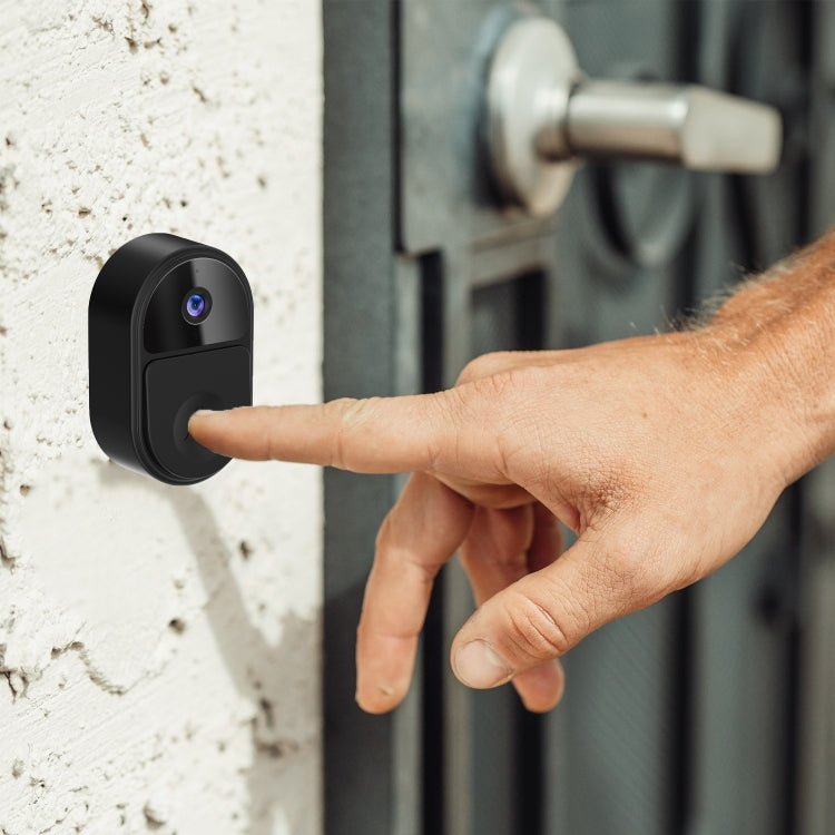 ML18 Mini Ultra Wide Angle Smart Video Doorbell Support Two-way Voice(Black)
