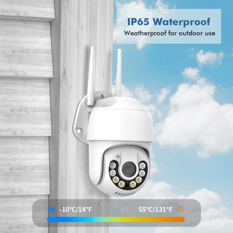 QX59 1920 x 1080P HD 2MP Wireless WiFi Smart Surveillance Camera Support Night Vision & Motion Detection & Two-way Audio & TF Card, Specification:EU Plug