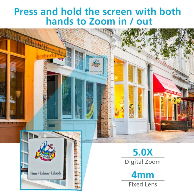 A18 8MP HD Wireless WiFi Smart Surveillance Camera, Specification:EU Plug