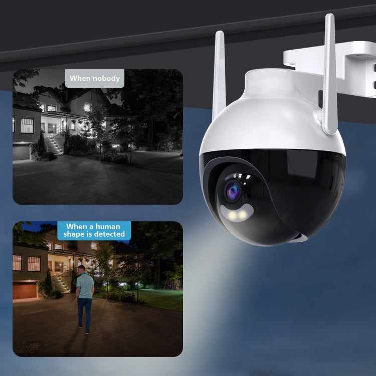 A18 8MP HD Wireless WiFi Smart Surveillance Camera, Specification:US Plug