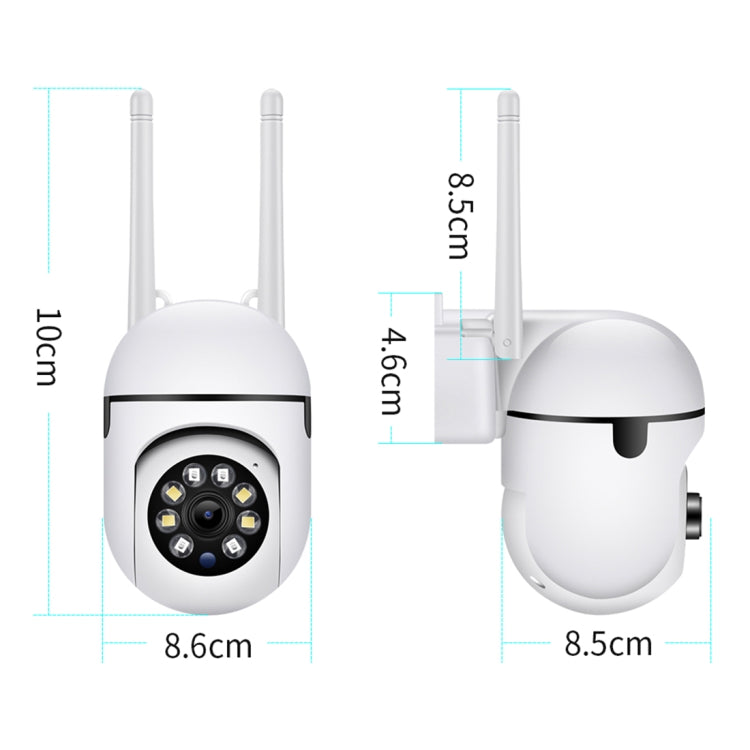 A7 1080P HD Wireless WiFi Smart Surveillance Camera Support Night Vision / Two Way Audio with 16G Memory