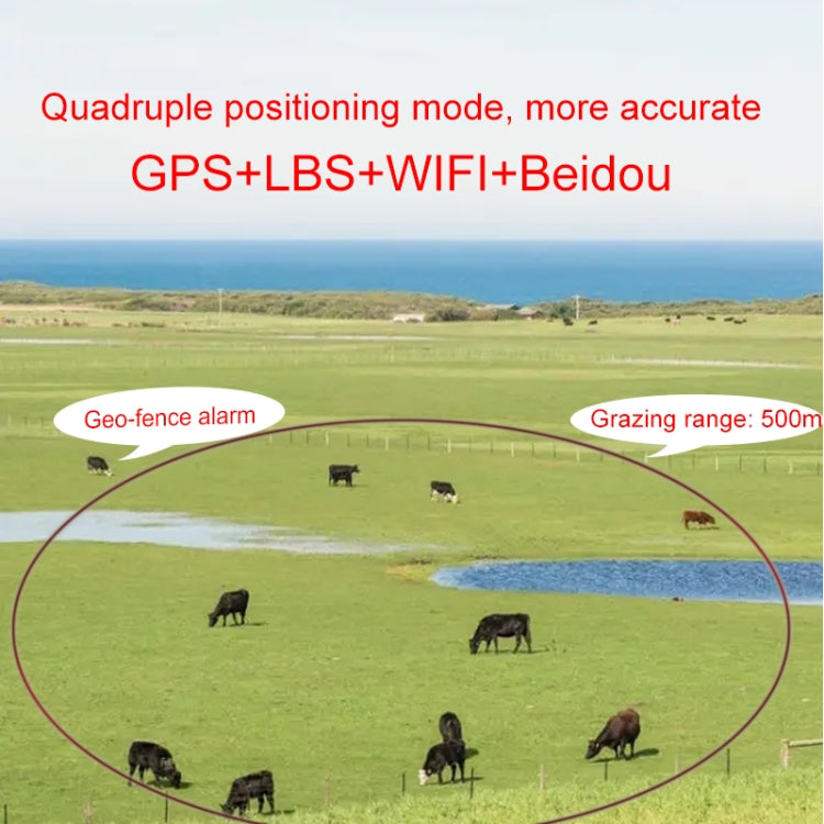 RF-V24 4G Solar GPS Tracking Locator Livestock Tracker with 4G Memory