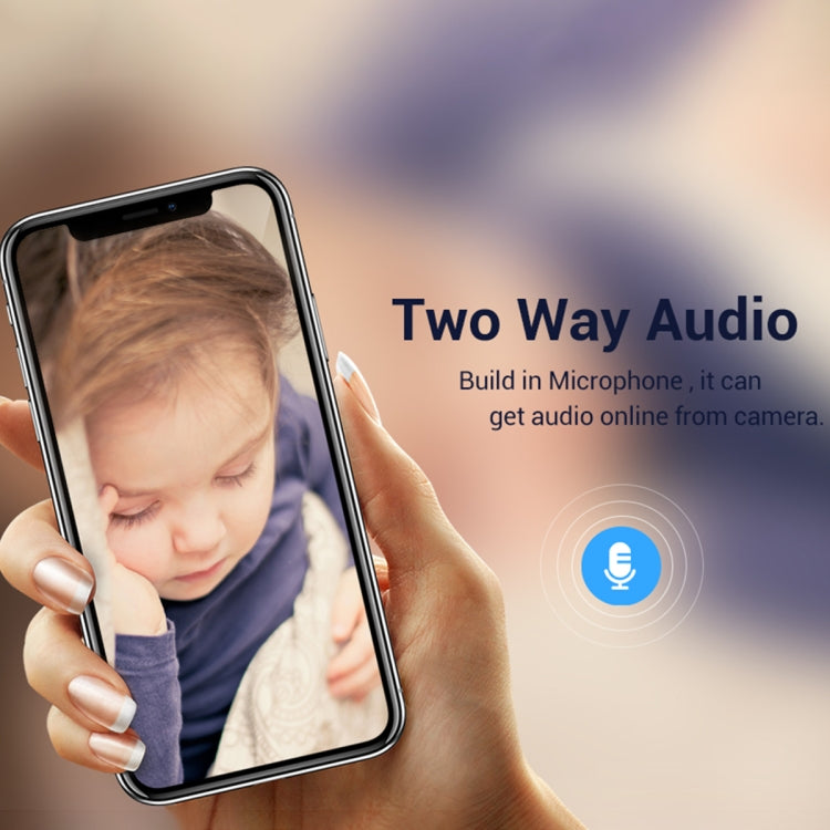 ESCAM PT211 Motion Detection & Tracking 2MP Sound Alarm Cloud Storage Two-way Audio Night Vision WiFi Camera, Plug Type:EU Plug