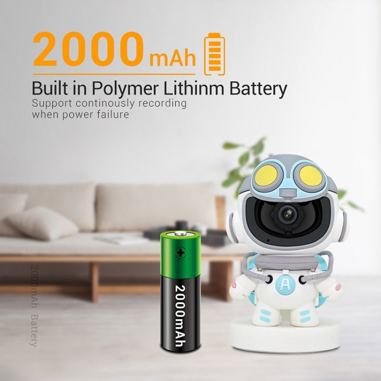 ESCAM PT211 Motion Detection & Tracking 2MP Sound Alarm Cloud Storage Two-way Audio Night Vision WiFi Camera, Plug Type:US Plug