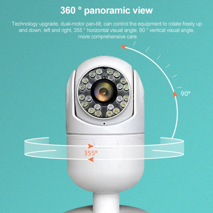 YT53 3MP Indoor HD Surveillance Wireless PTZ Camera, Specification:UK Plug