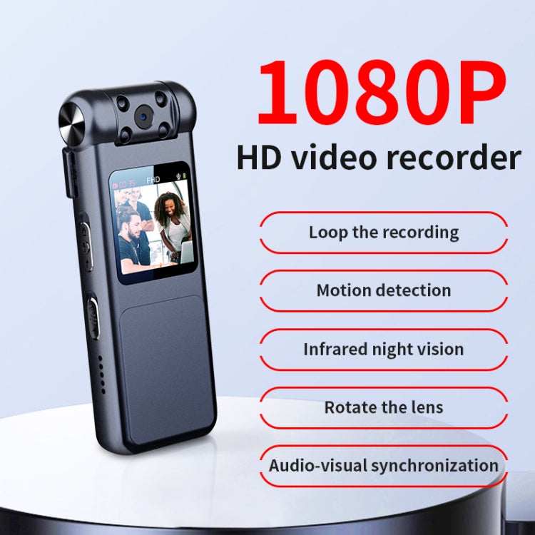 JNN V18 1080P Infrared Light Filling HD Video Recorder, Capacity:32GB(Black)