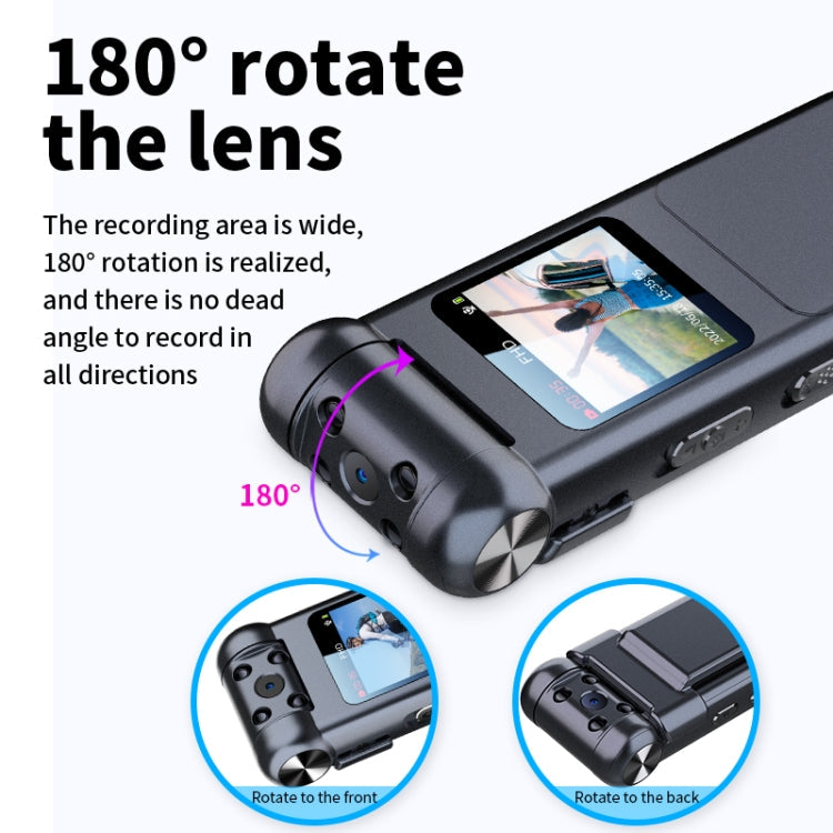 JNN V18 1080P Infrared Light Filling HD Video Recorder, Capacity:32GB(Black)