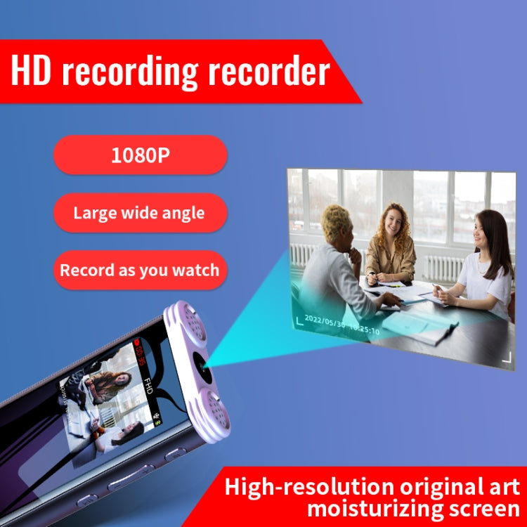 JNN V20 1080P HD Video Motion Detection Recorder, Capacity:128G(Silver Black)