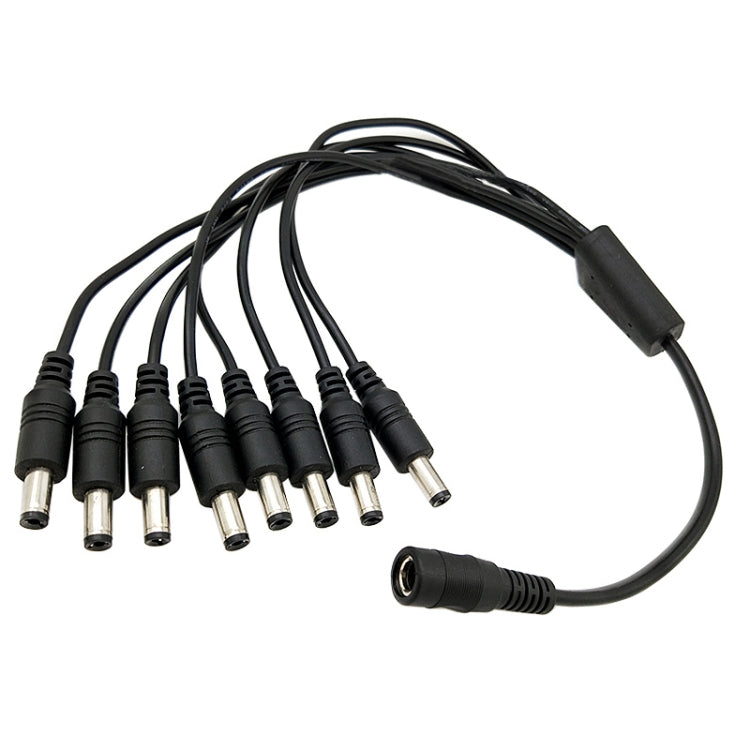 0.42m 8 in 1 DC Female to DC Male Power Connection Extension Cable