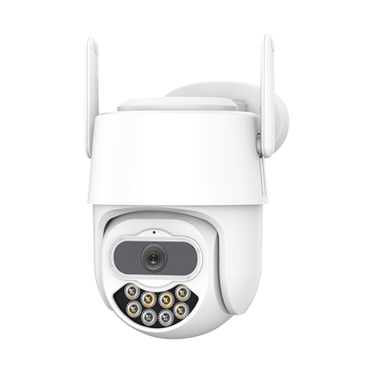 QX82 400W Dual Screen Dual Channel Synchronous Monitoring IP Camera, Plug:EU Plug