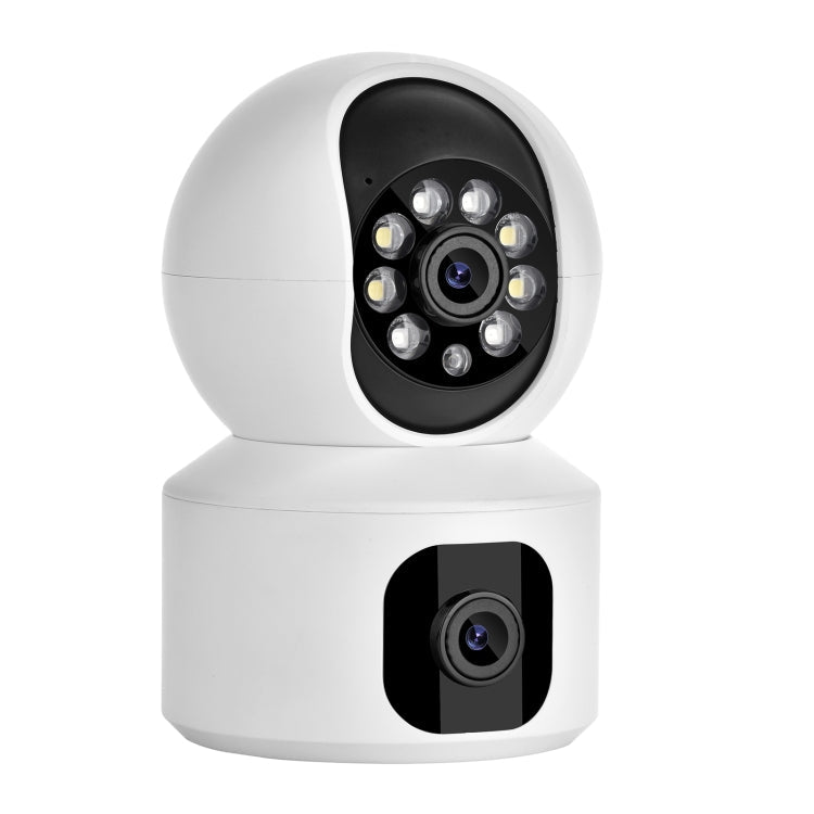 YT66 Dual 2MP Wireless Smart PTZ Camera, Plug:EU Plug