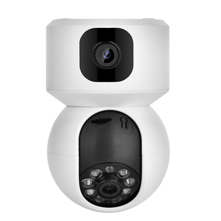 YT66 Dual 2MP Wireless Smart PTZ Camera, Plug:UK Plug