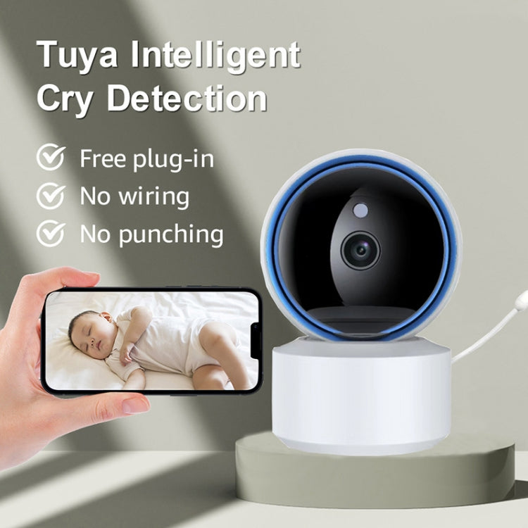 YT50 3MP Smart WIFI PTZ Camera Baby Monitor, Plug:AU Plug