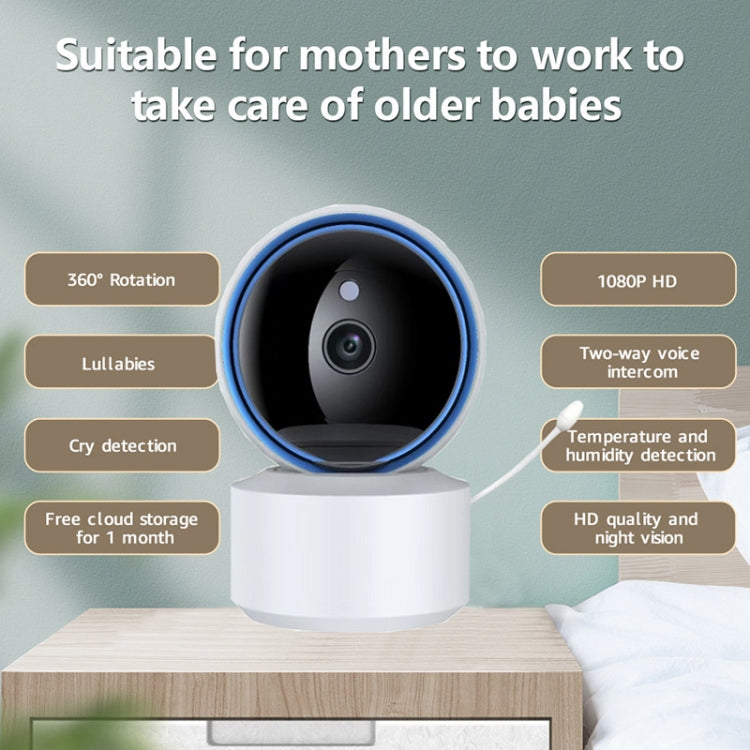 YT50 3MP Smart WIFI PTZ Camera Baby Monitor, Plug:EU Plug