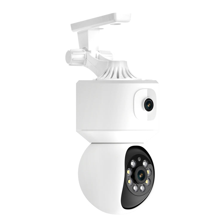 ESCAM QF010 2x2MP Dual Lens Dual Screen Surveillance WiFi Camera Support Two-way Voice & Motion Detection(EU Plug)