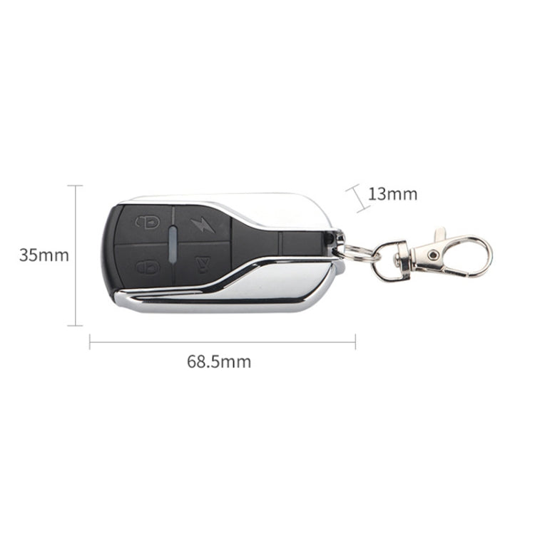 2pcs For Maserati Four-button Anti-theft Alarm Wireless Key Remote Control, 315MHz Copy Code, 315MHz Learning Code, 433MHz Copy Code, 433MHz Learning Code